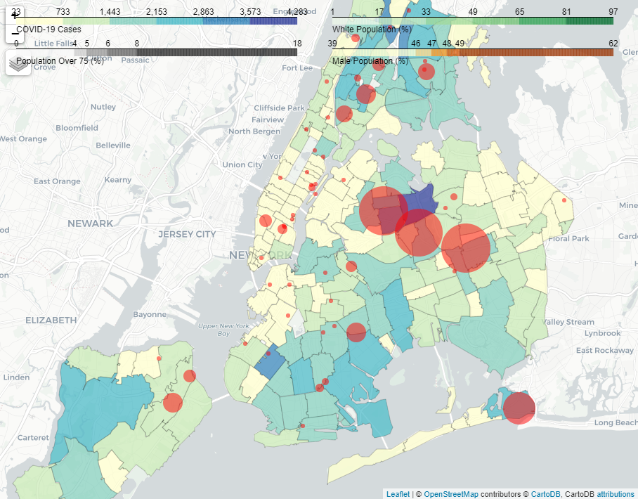 NYC COVID-19 Hosipital Simulation Map